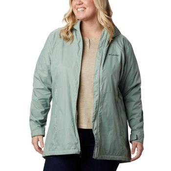 Columbia Ženske Jakne - Switchback Lined Long Plus Size Zelene | QBUL-02673
